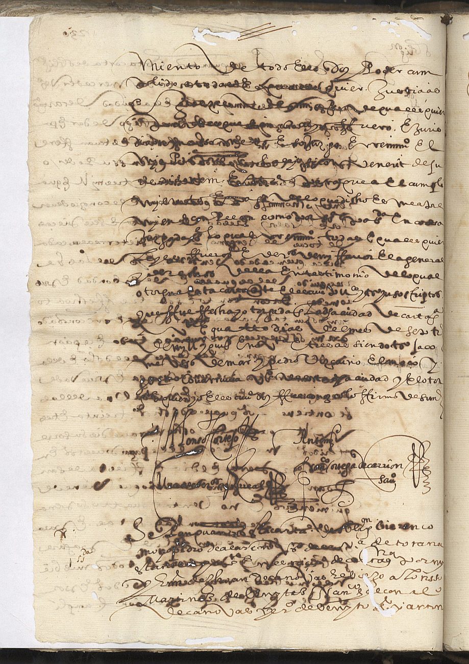 Registro de Francisco Ortega de Carrión, Cartagena de 1593.